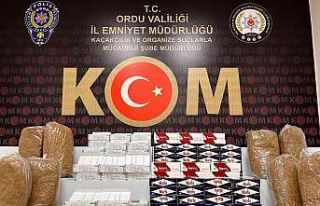 Ordu’da kaçak tütün operasyonu