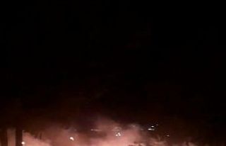 Otluk alanda yangın paniği