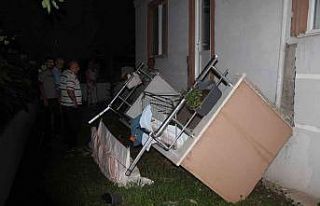 Oturdukları balkon çöken çift neye uğradığı...