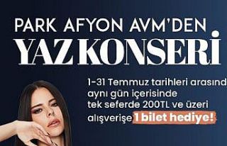 Park Afyon’da Simge Sağın ile yaz konseri