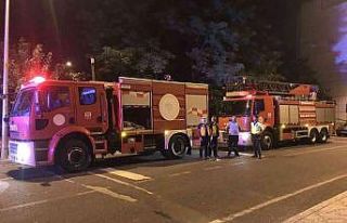 Patlayan kombi yangın çıkardı