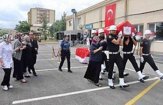 Polis memuru kalbine yenik düştü