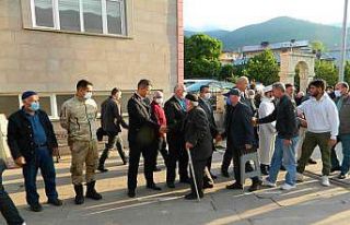 Posof’ta bayramlaşma merasimi