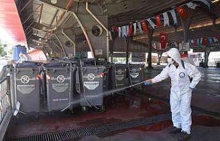 Şahinbey’de kurban kesimi sonrası dezenfekte çalışmaları...