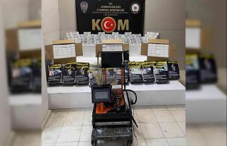 Samsun’da 64 bin 800 dal bandrolsüz makaron ele...