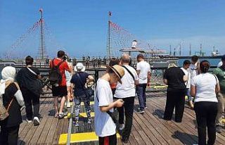 Samsun’da bayramda sahil keyfi