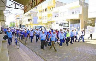 Şanlıurfa’da 300 personelle temizlik seferberliği