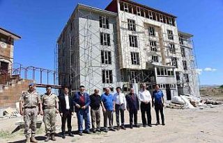 Şehidin vasiyet ettiği külliye inşaatı devam...