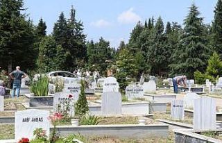 Şehir mezarlığında Kur’an ziyafeti