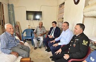 Şehit aileleri ile gazilere anlamlı ziyaret