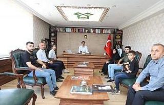 Şehit ailesinden Kaymakam Kurt’a ziyaret