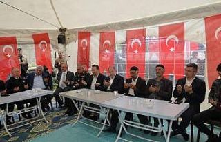 Şehit ailesine taziye ziyareti