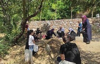 Şehit yakınları bayram arifesinde şehitliklere...