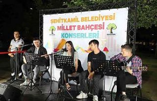 Şehitkamil’deki yaz konserleri büyük ilgi gördü
