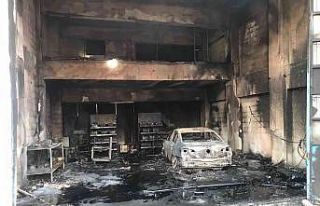 Şemdinli’de korkutan yangın