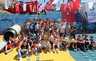 Sıla Sokağın çocukları parklarına kavuştu