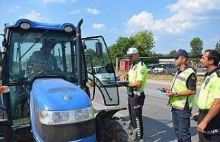Simavlı traktör sürücüleri güvenli traktör...