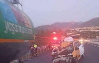 Söke- Milas yolunda kaza; 2 yaralı..