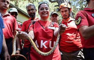 STK’lara hayvan arama kurtarma eğitimi