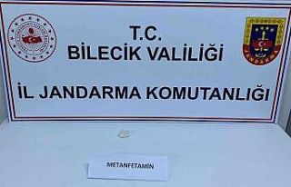 Şüpheli araçta 18 gram metamfetamin ele geçirildi