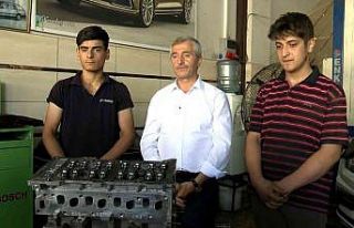 Tahmazoğlu mesleki eğitim öğrencileriyle bir araya...