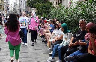 Taksim’de bayram yoğunluğu