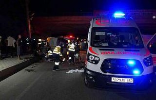 Tarım işçilerini taşıyan minibüs devrildi; 1...