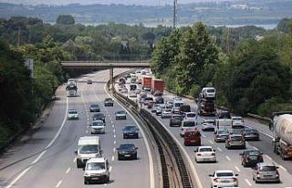 Tatilin son günü Anadolu Otoyolu’nda akıcı bir...