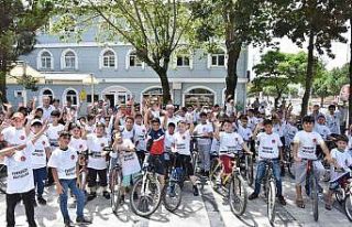 Tekkeköy’de 15 Temmuz bisiklet turu