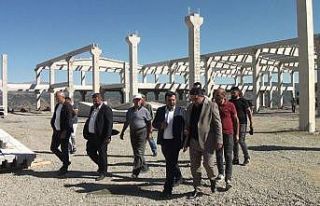 Tekstil Kent Sanayi Sitesi inşaatında sona doğru