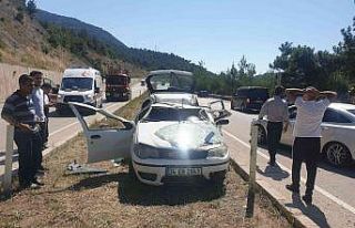 Tokat’ta otomobil takla attı: 6 yaralı