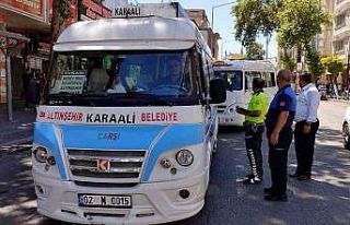 Toplu taşıma araçları denetlendi