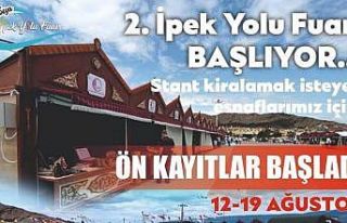 Tosya 2. İpekyolu Fuarı için başvurular alınmaya...