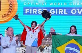 Türkiye’ye optimist sınıfında ilk altın madalyayı...