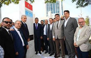 Türkmeneli Şehitler Abidesi törenle açıldı