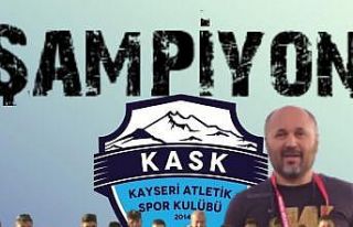 U14 Liginde şampiyon Kayseri Atletikspor