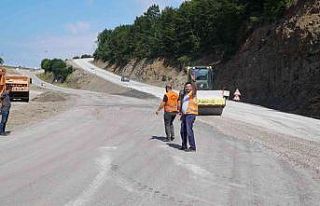 Üniversite yolundaki çalışmalar tamam