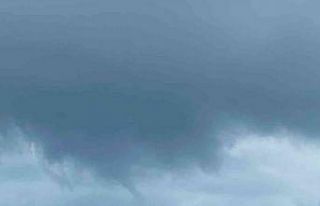 Ünye’de deniz üzerinde korkutan hortum