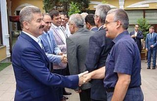 Uşak protokolü bayramlaştı