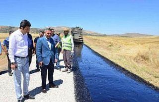 Vali Buhara Yol Yapım Çalışmalarını İnceledi