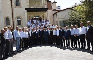 Vali Canalp, Sason muhtarlarını ağırladı