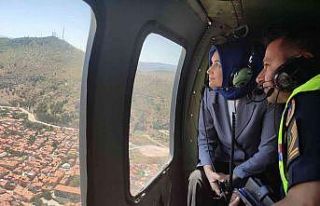 Vali Yiğitbaşı, havadan trafik denetimine katıldı