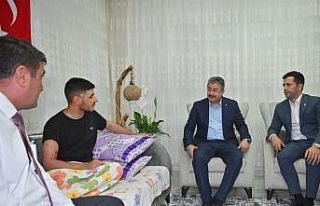 Vali Yılmaz’dan Pençe-Kilit operasyonu gazisine...