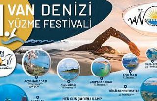 Van Denizi Yüzme Festivali hazırlığı