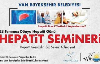 Van’da ‘Dünya Hepatit Günü’ konulu seminer