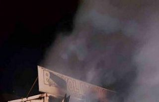 Van’da konteyner yangını