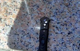 Vatandaşı bıçakla tehdit eden şahıs yakalandı