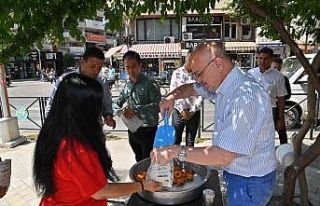Yağcıbaşı için lokma hayrı düzenlendi