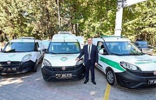 Yalova Belediyesi 3 yeni araç aldı