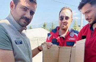 Yavru tilkinin yardımına ekipler koştu